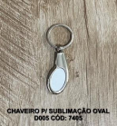 CHAVEIRO P/ SUBLIMACAO OVAL